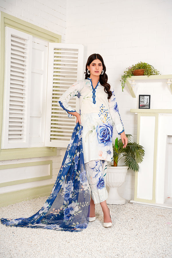 3 PIECE PRINTED LAWN SUIT